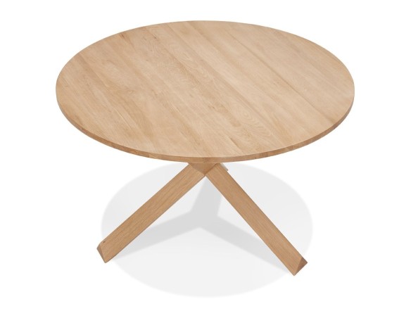 Table ronde en chêne massif FATY design
