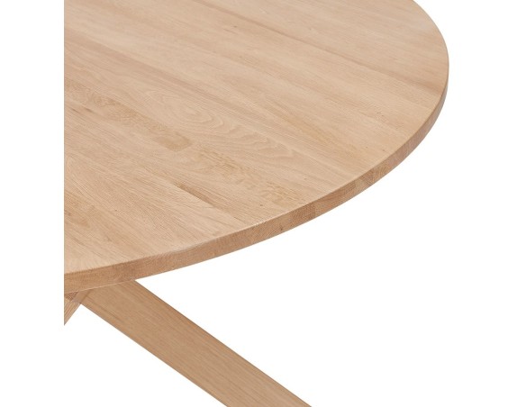 Table ronde en chêne massif FATY design