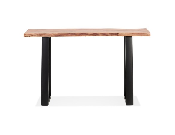 Console style industriel RAFA CONSOLE en bois massif et métal