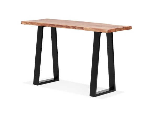 Console style industriel RAFA CONSOLE en bois massif et métal