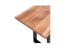 Console style industriel RAFA CONSOLE en bois massif et métal