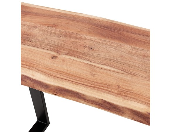 Console style industriel RAFA CONSOLE en bois massif et métal