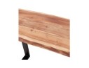 Console style industriel RAFA CONSOLE en bois massif et métal
