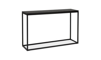CT01050BLBL 5420072099361 Table console style industriel RIVER en bois et métal noir