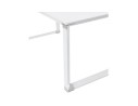 Grand bureau de direction en angle XLINE en bois blanc (angle au choix) - 200 cm