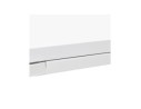 Grand bureau de direction en angle XLINE en bois blanc (angle au choix) - 200 cm