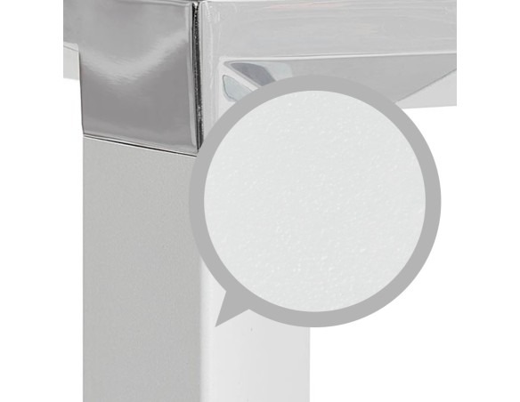 Grand bureau de direction en angle XLINE en bois blanc (angle au choix) - 200 cm