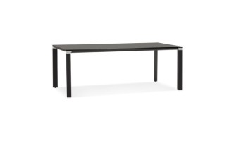 OT01900BLBL 5404028328422 Table de réunion / à manger design XLINE en bois noir - 200x100 cm