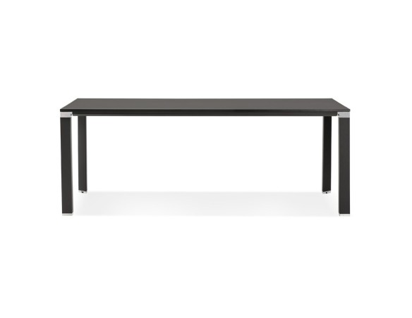 Table de réunion / à manger design XLINE en bois noir - 200x100 cm
