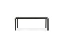 Table de réunion / à manger design XLINE en bois noir - 200x100 cm