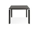 Table de réunion / à manger design XLINE en bois noir - 200x100 cm