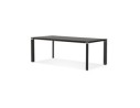 Table de réunion / à manger design XLINE en bois noir - 200x100 cm
