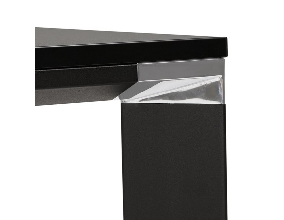 Table de réunion / à manger design XLINE en bois noir - 200x100 cm