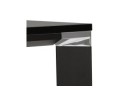Table de réunion / à manger design XLINE en bois noir - 200x100 cm