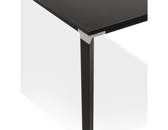 Table de réunion / à manger design XLINE en bois noir - 200x100 cm