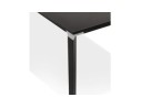 Table de réunion / à manger design XLINE en bois noir - 200x100 cm