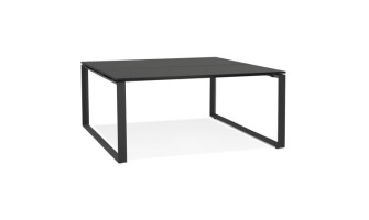 OT01910BLBL 5404028328446 Table de réunion / bureau bench BAKUS SQUARE noir - 140x140 cm