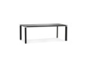 OT01950BLBL 5404028330449 Table de réunion / à manger design XLINE en verre noir - 200x100 cm