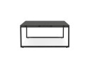Table de réunion / bureau bench BAKUS SQUARE noir - 160x160 cm
