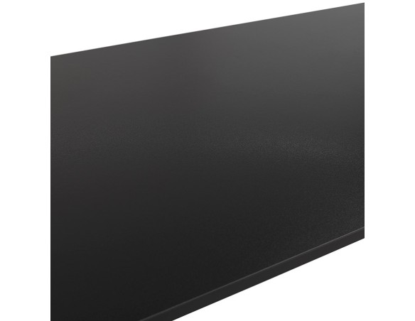 Table de réunion / bureau bench BAKUS SQUARE noir - 160x160 cm