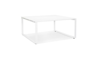 OT02260WHWH 5404028339954 Table de réunion / bureau bench BAKUS SQUARE blanc - 160x160 cm