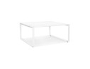 OT02260WHWH 5404028339954 Table de réunion / bureau bench BAKUS SQUARE blanc - 160x160 cm
