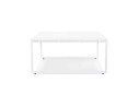 Table de réunion / bureau bench BAKUS SQUARE blanc - 160x160 cm