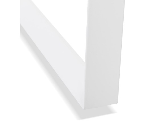 Table de réunion / bureau bench BAKUS SQUARE blanc - 160x160 cm