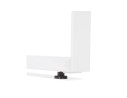 Table de réunion / bureau bench BAKUS SQUARE blanc - 160x160 cm