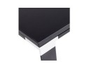 Bureau droit design XLINE en bois noir - 160x80 cm