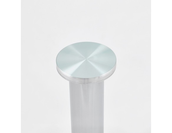 Petite table de cuisine ronde YOUPI en verre - à 90 cm