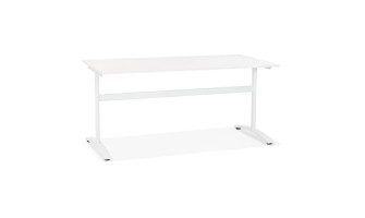 OT00780WHWH 5420072068541 Grand bureau droit CRYPTO blanc - 160x80 cm