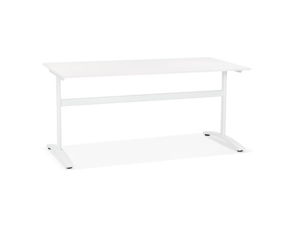 OT00780WHWH 5420072068541 Grand bureau droit CRYPTO blanc - 160x80 cm