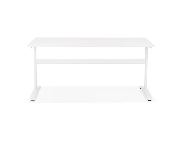 Grand bureau droit CRYPTO blanc - 160x80 cm