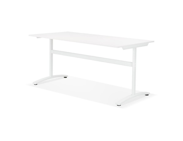 Grand bureau droit CRYPTO blanc - 160x80 cm