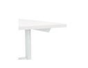 Grand bureau droit CRYPTO blanc - 160x80 cm