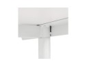 Grand bureau droit CRYPTO blanc - 160x80 cm