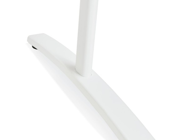 Grand bureau droit CRYPTO blanc - 160x80 cm
