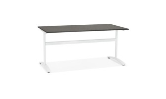 OT00790BLWH 5420072068565 Grand bureau droit CRYPTO noir - 160x80 cm