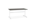 OT00790BLWH 5420072068565 Grand bureau droit CRYPTO noir - 160x80 cm