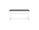 Grand bureau droit CRYPTO noir - 160x80 cm