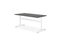 Grand bureau droit CRYPTO noir - 160x80 cm