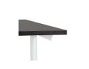 Grand bureau droit CRYPTO noir - 160x80 cm