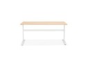 Grand bureau droit CRYPTO en bois finition naturelle - 160x80 cm