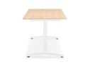 Grand bureau droit CRYPTO en bois finition naturelle - 160x80 cm