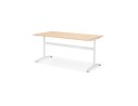 Grand bureau droit CRYPTO en bois finition naturelle - 160x80 cm