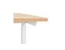 Grand bureau droit CRYPTO en bois finition naturelle - 160x80 cm