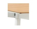 Grand bureau droit CRYPTO en bois finition naturelle - 160x80 cm