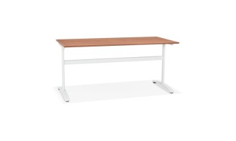 OT00810WAWH 5420072068602 Grand bureau droit CRYPTO en bois finition Noyer - 160x80 cm