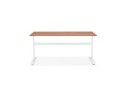 Grand bureau droit CRYPTO en bois finition Noyer - 160x80 cm